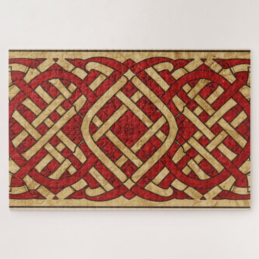 Celtic Welsh Knotwork Jigsaw Puzzle (Horizontal)