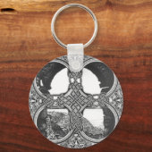 Celtic window arch tattoo schlüsselanhänger (Vorderseite)