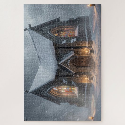 Celtic Winter Chapel Jigsaw Puzzle (Vertikal)