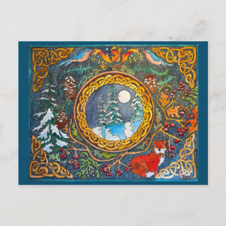 Celtic Winter Postcard Postkarte
