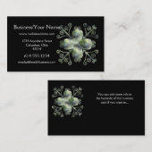 Celtic Wirbel Irish Stached Glass: Visitenkarte (Vorne/Hinten)