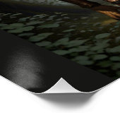 Celtic Wizard und Wolf Canvas Print Poster (Ecke)