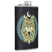 Celtic Wolf Flachmann (Rechts)