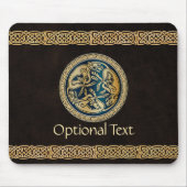 Celtic Wolf Knüpfarbeit Triad Mousepad (Vorne)