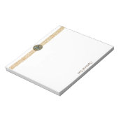 Celtic Wolf Knüpfarbeit Triad Notepad Notizblock (Rotiert)