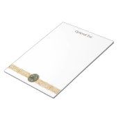 Celtic Wolf Knüpfarbeit Triad Notizblock (angewinkelt)