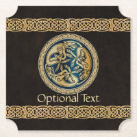 Celtic Wolf Knüpfarbeit Triad