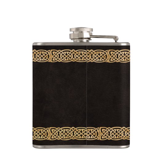 Celtic Wolf Knüpfarbeit Trial Flachmann (Rückseite)