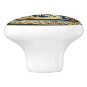 Celtic Wolf Knüpfarbeit Trial Keramikknauf (Seitenansicht)