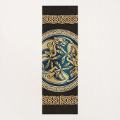 Celtic Wolf Knüpfarbeit Trial Yogamatte (Rückseite)