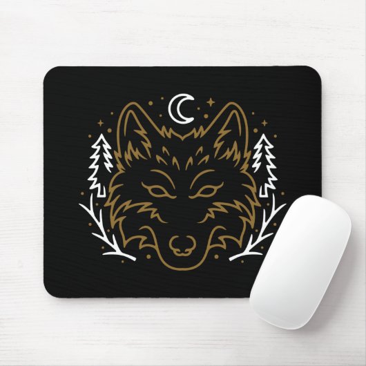 Celtic Wolf Mousepad (Mit Mouse)