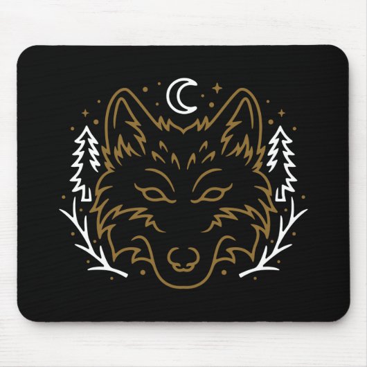 Celtic Wolf Mousepad (Vorne)