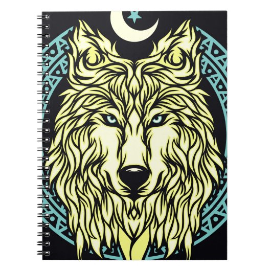 Celtic Wolf Notizblock (Vorderseite)
