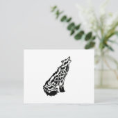 Celtic Wolf Postkarte (Stehend Vorderseite)