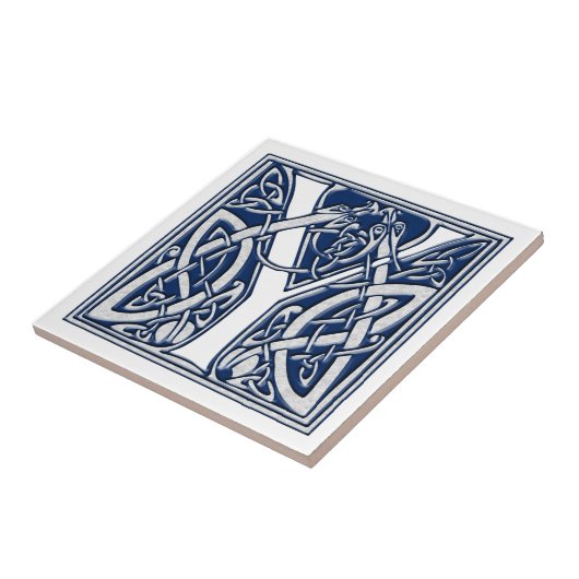 Celtic Y Monogram Fliese (Seite)