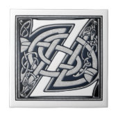 Celtic Z Monogram Fliese (Vorderseite)