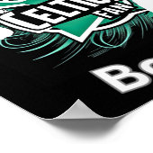 Celtics Basketball Tri-Blend Poster (Ecke)