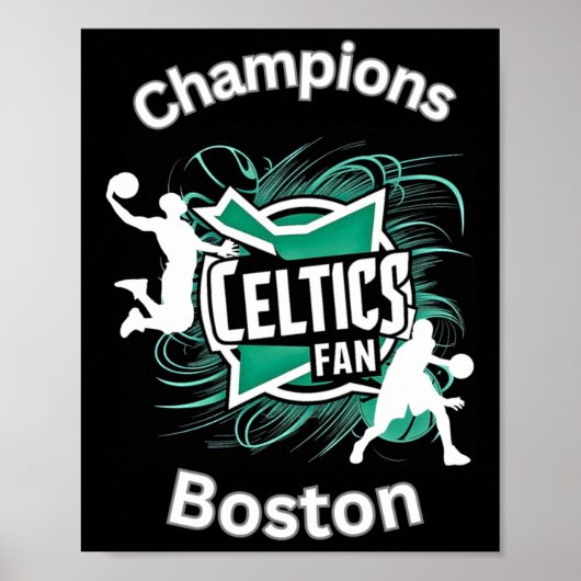 Celtics Basketball Tri-Blend Poster (Vorne)