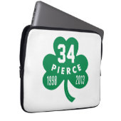 Celtics - Pierce 34 Remüde Number Clover (grün) Laptopschutzhülle (Vorne Rechts)