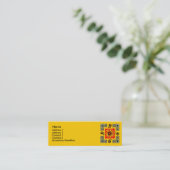 CelticSunmandala-Visitenkarte Mini Visitenkarte (Stehend Vorderseite)