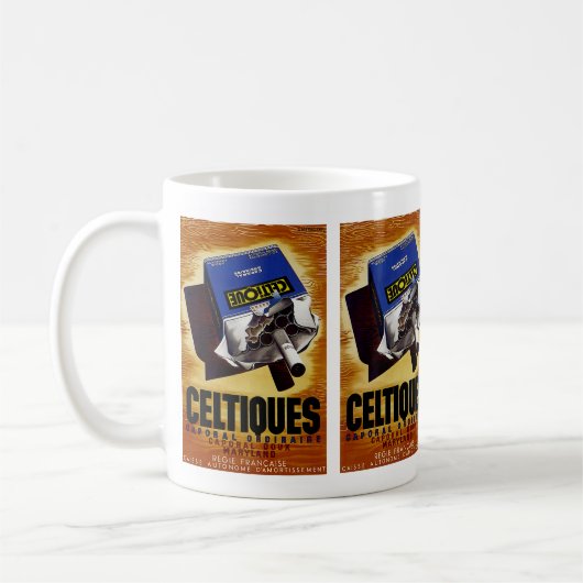 Celtiques Cigarettes Kaffeetasse (Links)
