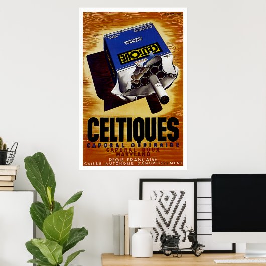 Celtiques Cigarettes Poster (Heimbüro)