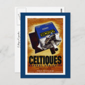 Celtiques Cigarettes Postkarte (Vorne/Hinten)