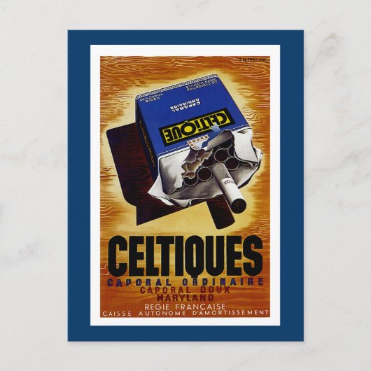 Celtiques Zigaretten Postkarte (Vorderseite)