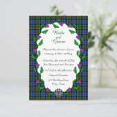 Celtische Hochzeit von Colquhoun Einladung (Stehend Vorderseite)