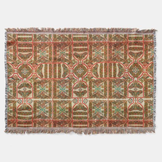 Celtische Symbole Knüpfarbeit Decke (Vorderseite)