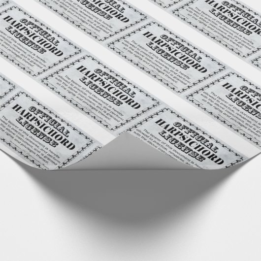 Cemballizenz Geschenkpapier (Ecke)