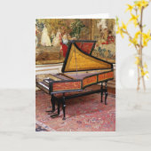 Cembalo, 1634 karte (Gelbe Blume)