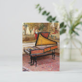 Cembalo, 1634 postkarte (Stehend Vorderseite)