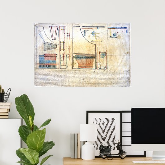 Cembalo, 1786 poster (Heimbüro)