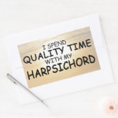 Cembalo-Cembalo Rechteckiger Aufkleber (Umschlag)