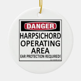 Cembalo Keramik Ornament