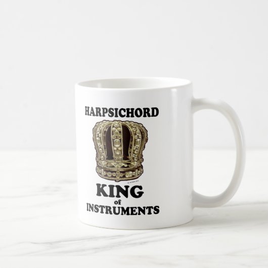Cembalo King of Instruments Kaffeetasse (Rechts)