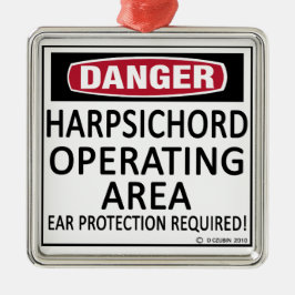 Cembalo Ornament Aus Metall