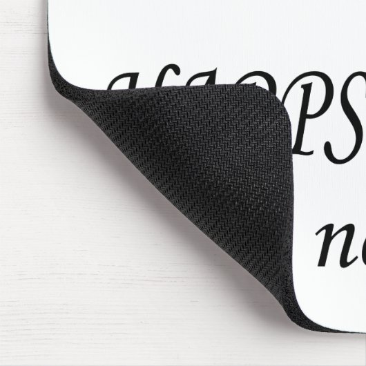 Cembalo-Stimmen sagen, muss spielen Mousepad (Ecke)