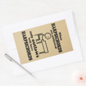 Cembalo, verbogen, rechteckig rechteckiger aufkleber (Umschlag)