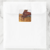 Cembalo von Franz Joseph Haydn Quadratischer Aufkleber (Tasche)