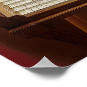 Cembalo, von Johann Jakob Konnicke , 1796 Poster (Ecke)