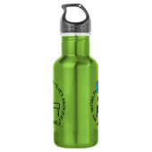 Cembalo - Weltaufstände rund Edelstahlflasche (Rückseite)