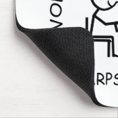 Cembalo - Weltaufstände rund Mousepad (Ecke)