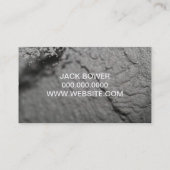 Cement Distributors Mixer Construction Worker Visitenkarte (Rückseite)