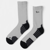 Cement Graue Bezeichnung Athletic Socken (Links)