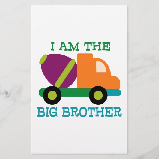 Cement Mixer Big Brother Briefpapier (Vorderseite)