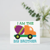 Cement Mixer Big Brother Postkarte (Stehend Vorderseite)