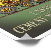 Cement Mixer Truck Operator Quote Poster (Ecke)