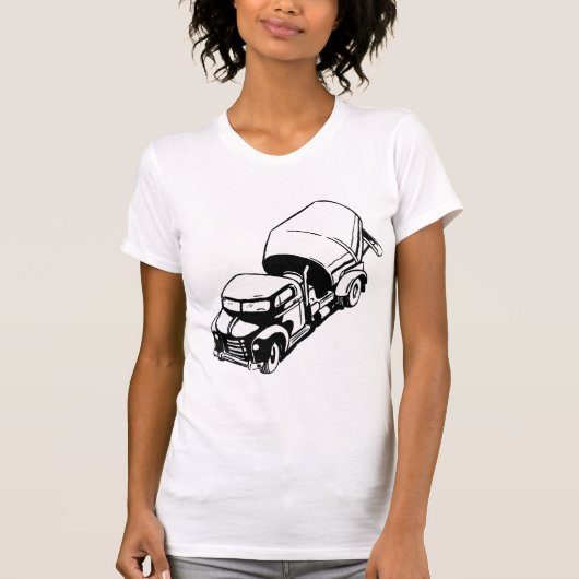 Cement Truck Womens T - Shirt (Vorderseite)